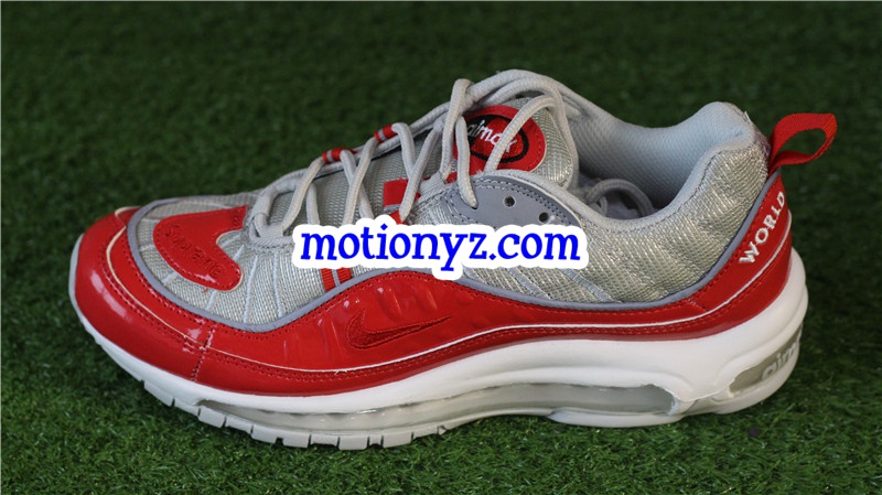 Nike Air Max 98 Supreme Red Silver